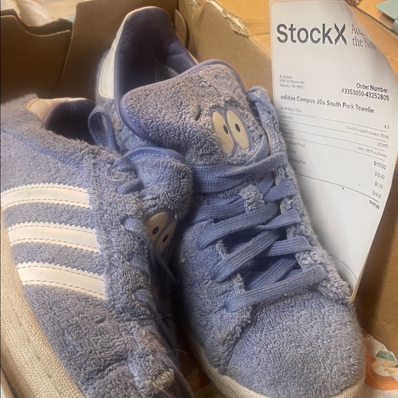 adidas | Shoes | Adidas Campus 8s Towelie Edition Sneakers Purple And White  | Poshmark